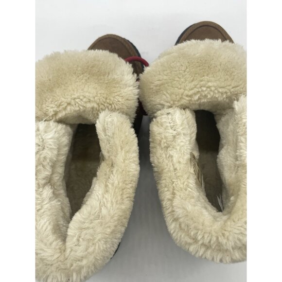 J. Crew Nordic Boots Suede Leather Beige Brown Size 8 M Hiking Casual Shearling - Picture 8 of 8